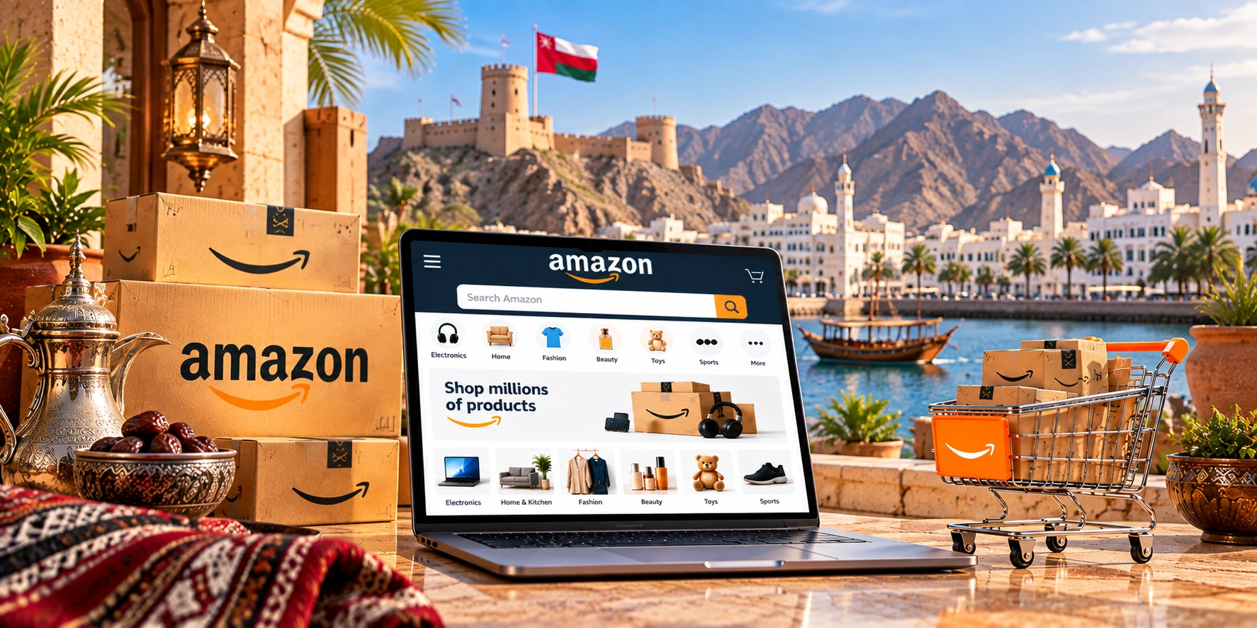 Buying from Amazon and Shipping to Oman 2026: The Complete Guide