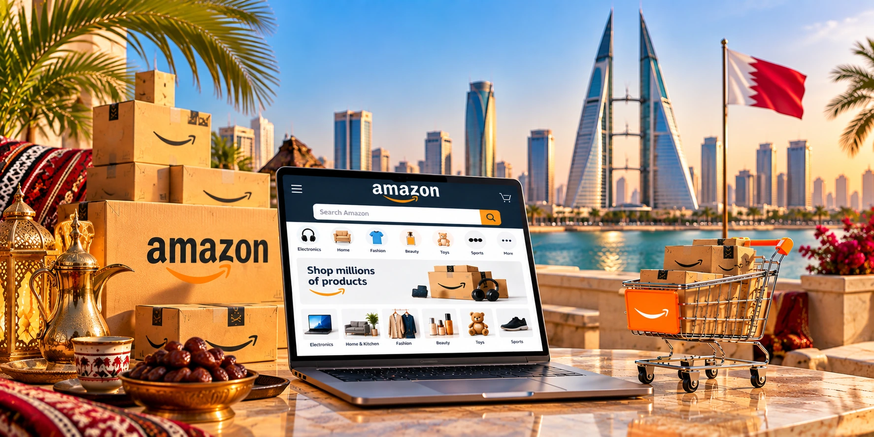 Buying from Amazon in Bahrain 2026: Saudi Arabia or the UAE?