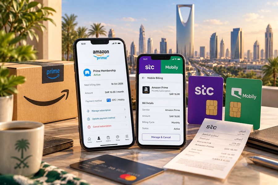 اشتراك امازون برايم stc وموبايلي: الفوترة والإلغاء